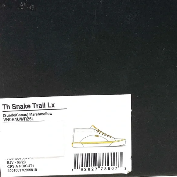 VANS X TAKA HAYASHI SNAKE TRAIL LX Suede Marshmallow Men's Sneakers VN0A4UWR26L - Picture 8 of 9